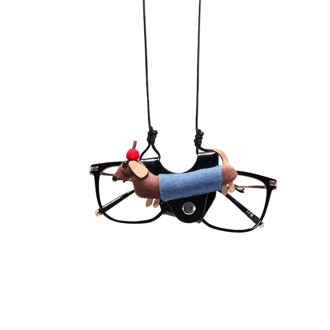 Neckband glasses storage box